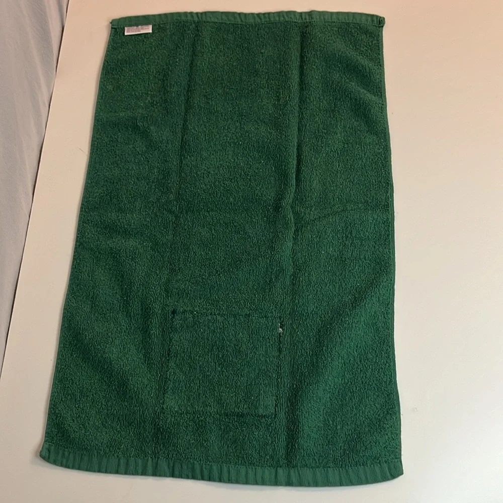 Dark Green Decorative Towel Set with Angel Adornment